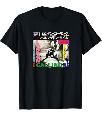 Amazon.com: The Clash London Calling Music Album T Shirts and Tees